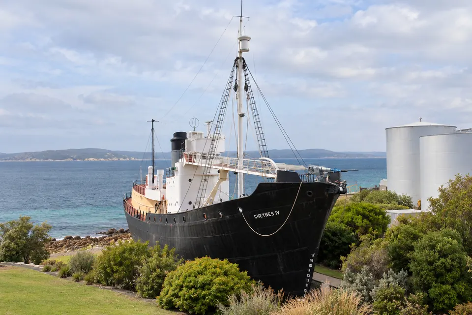 The Historic Whaling Station and the Cheynes IV