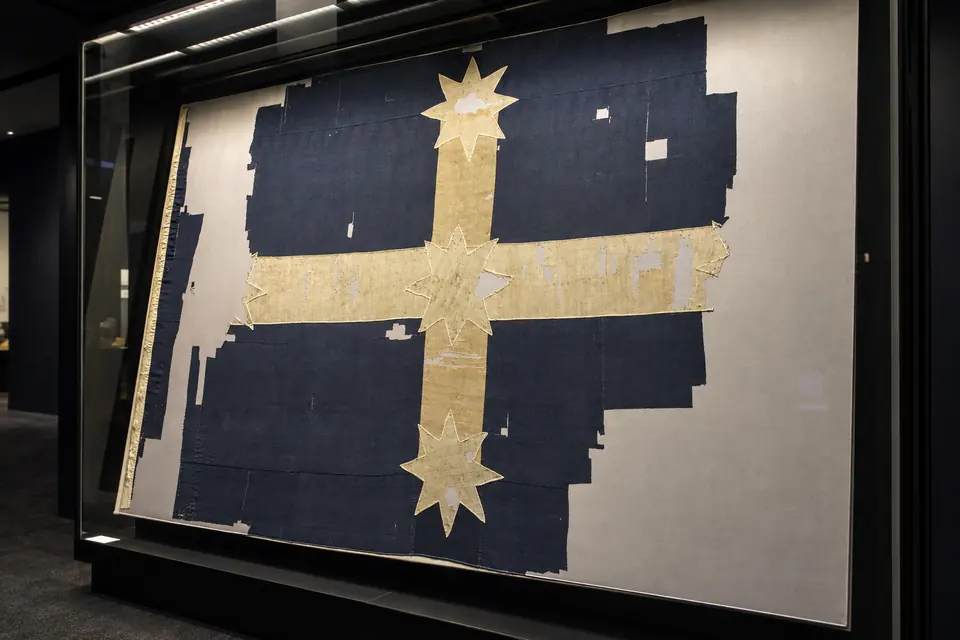 The Eureka Flag on display