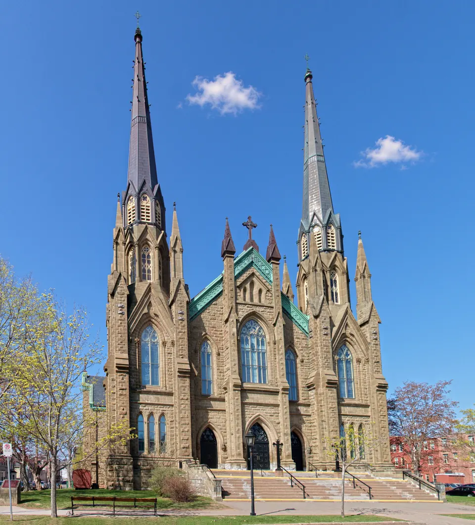 St. Dunstan's Basilica and its twin spires