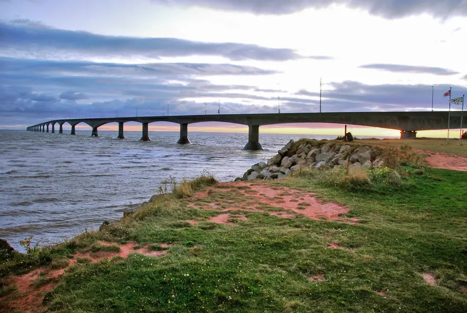 The Confederation Bridge across the Northumberland Strait