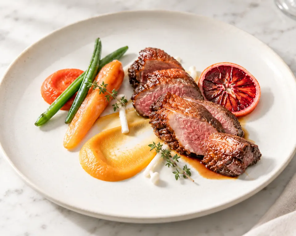 Brome Lake duck on the plate