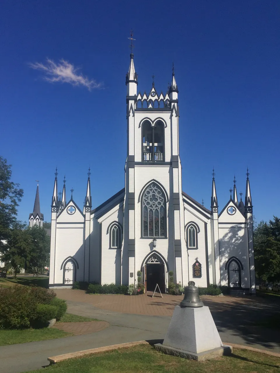 St. John's Anglican Church, founded 1754 and rebuilt after the 2001 fire