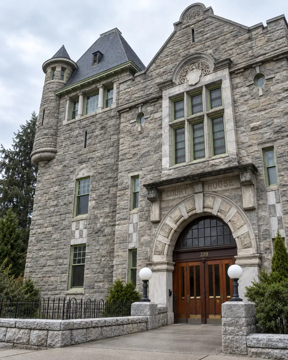 The stone courthouse
