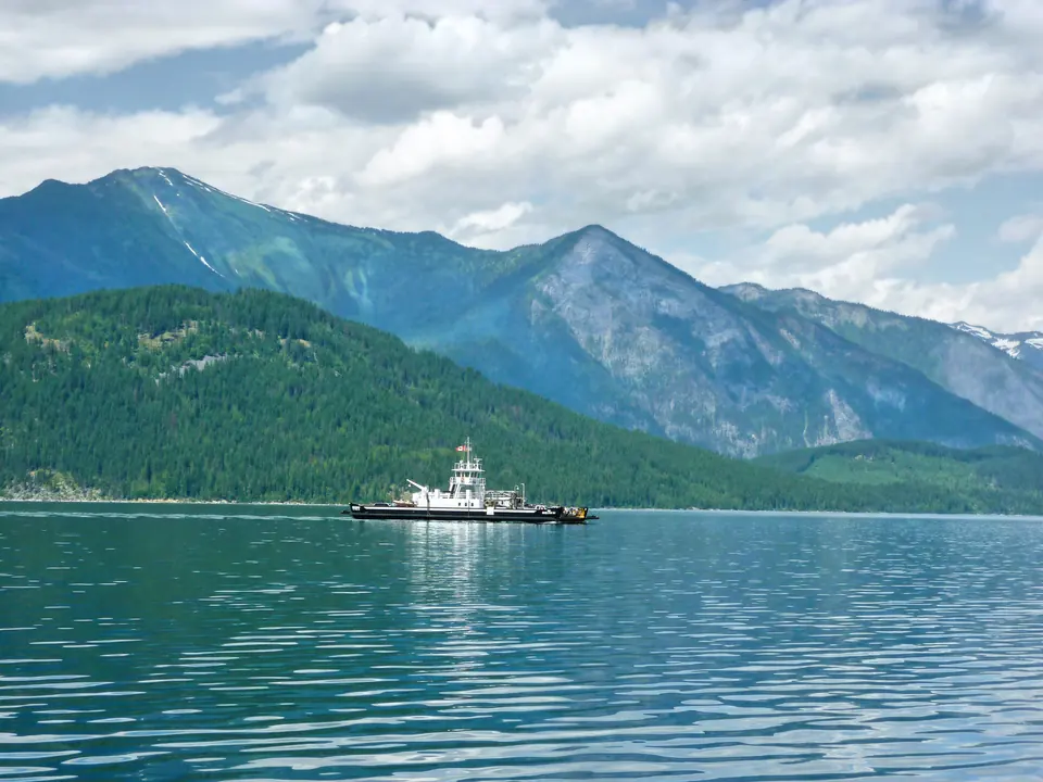 Kootenay Lake from the Balfour ferry