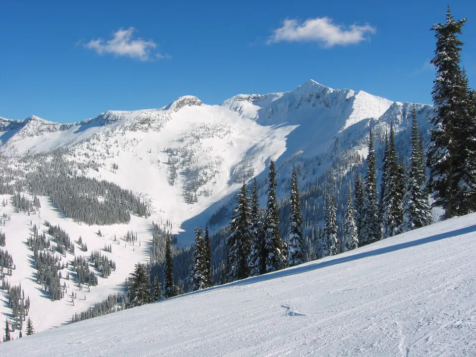 Deep snow at Whitewater Ski Resort