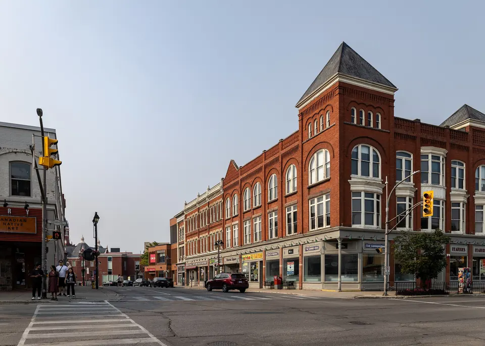 The Victorian brick downtown on Ontario Street