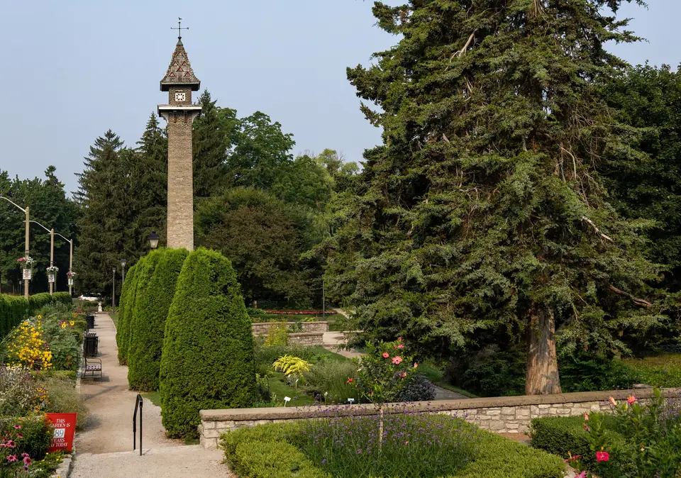 The Shakespearean Gardens by the river