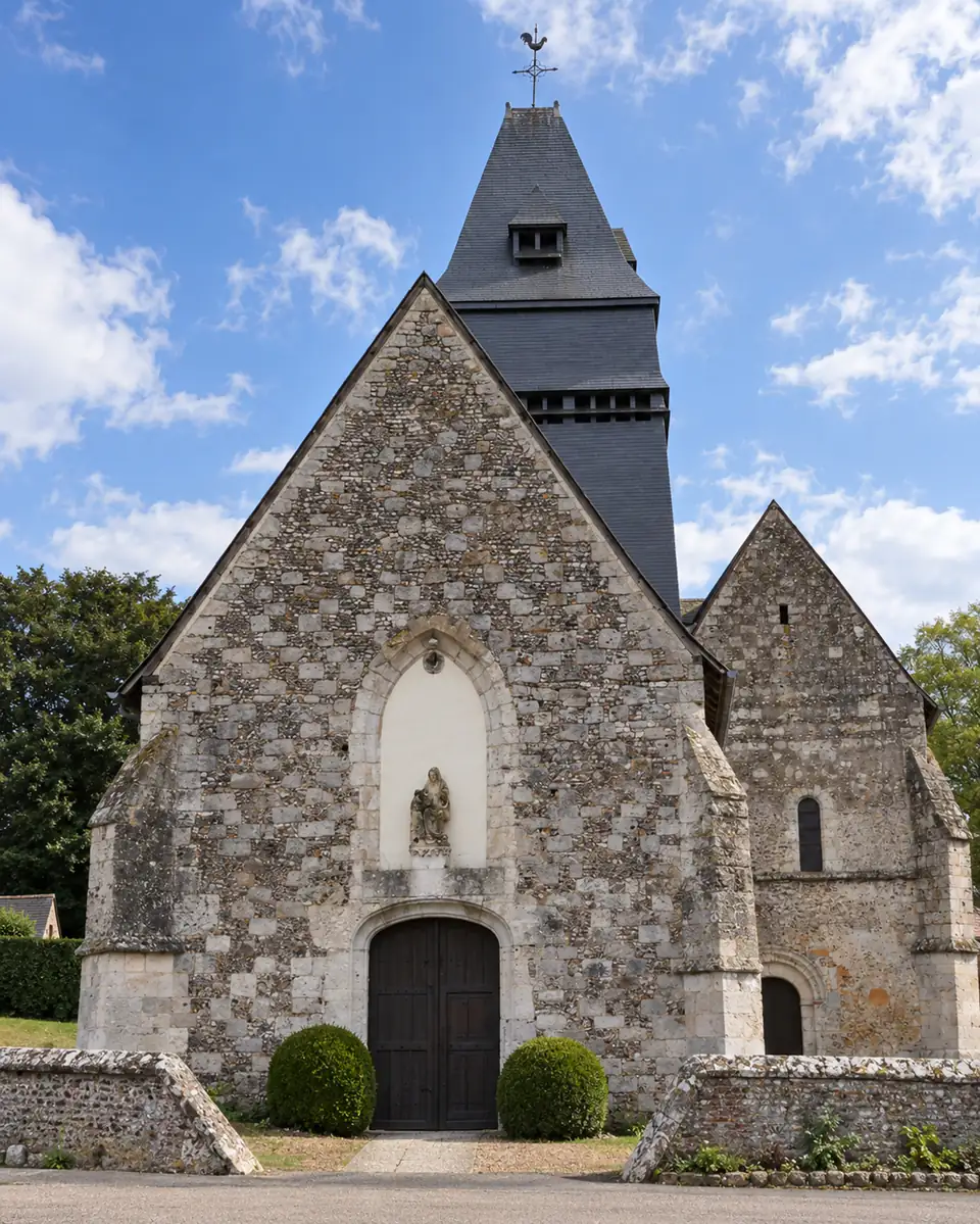 The west front of Église Saint-Denis