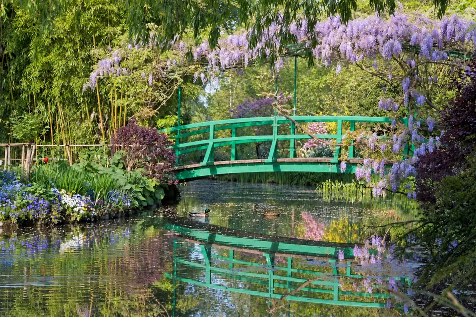 Monet's water-lily garden at Giverny