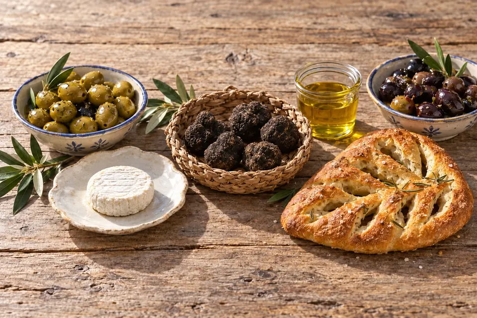 The Saturday market: olives, truffles and southern produce
