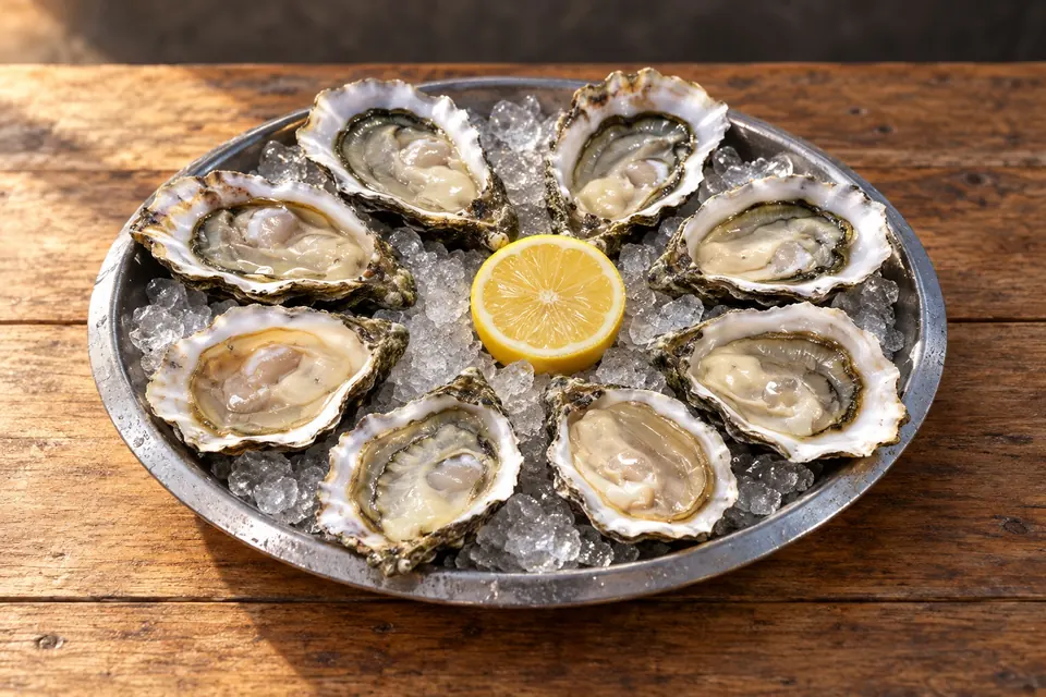Morbihan oysters and the covered market