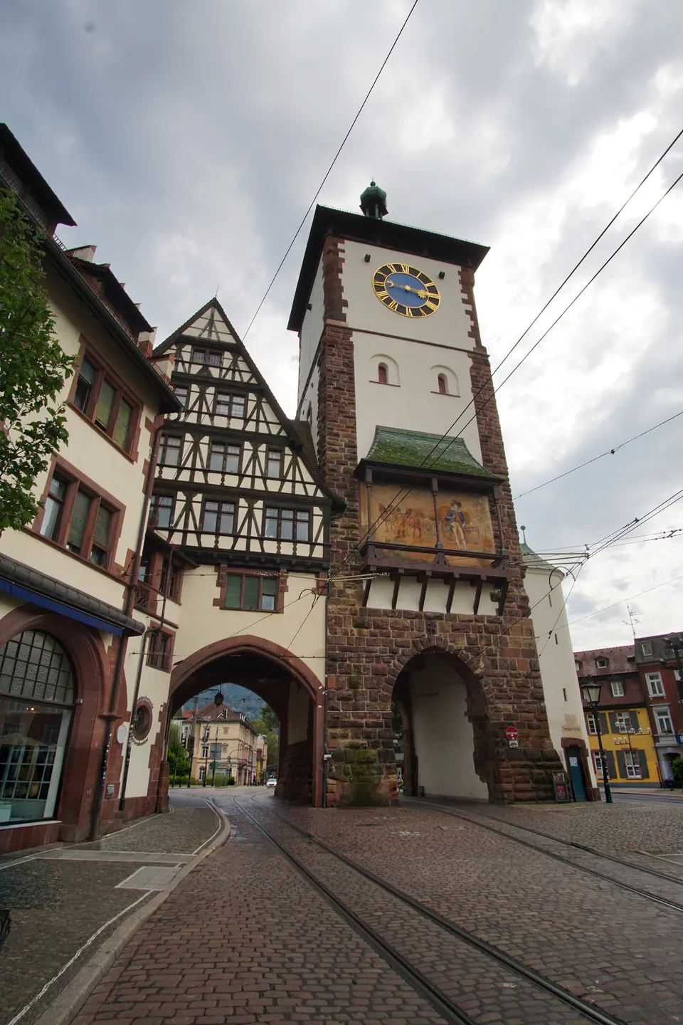 The Schwabentor, one of the two medieval gates