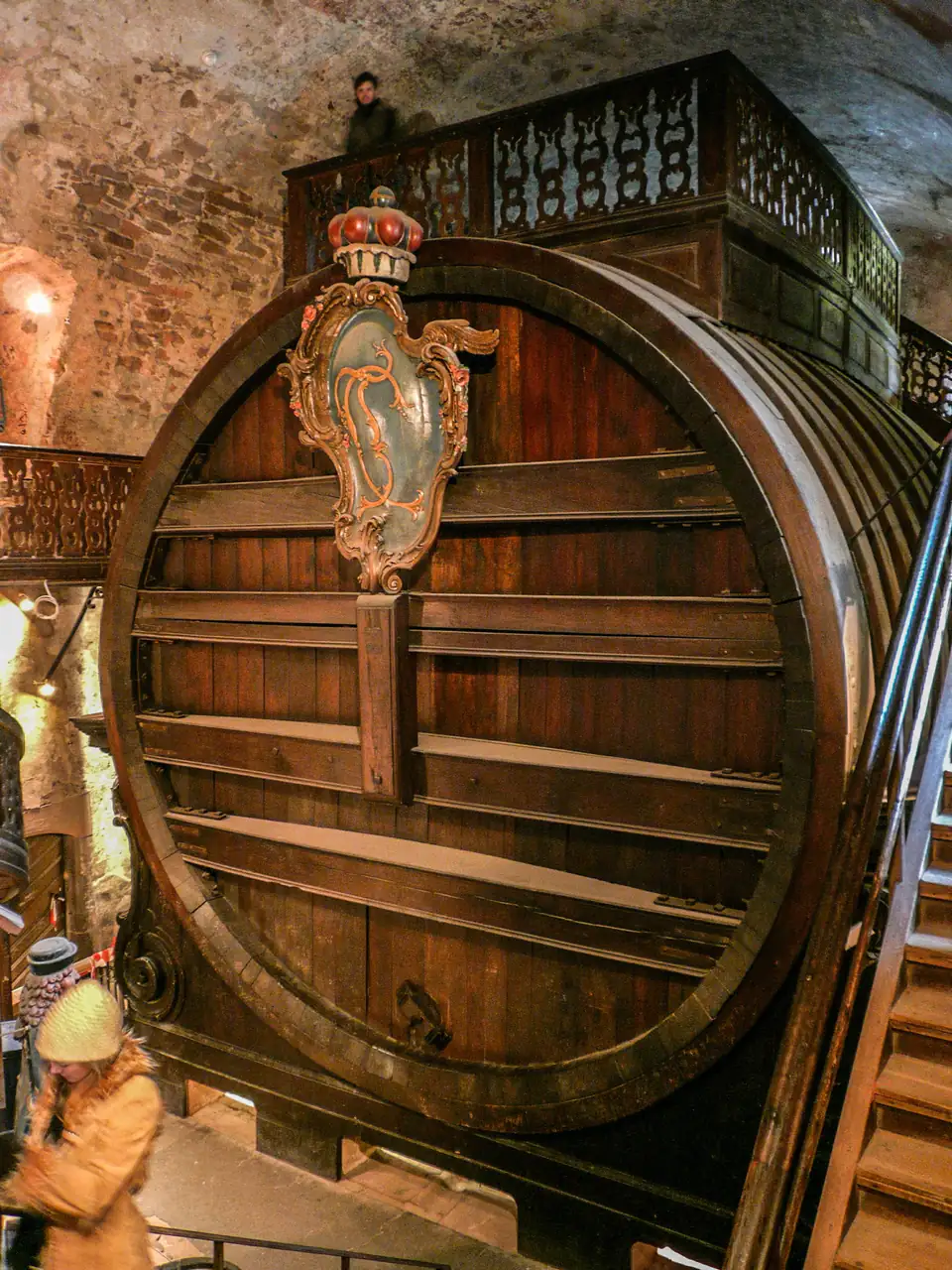 The Great Tun in the castle cellar
