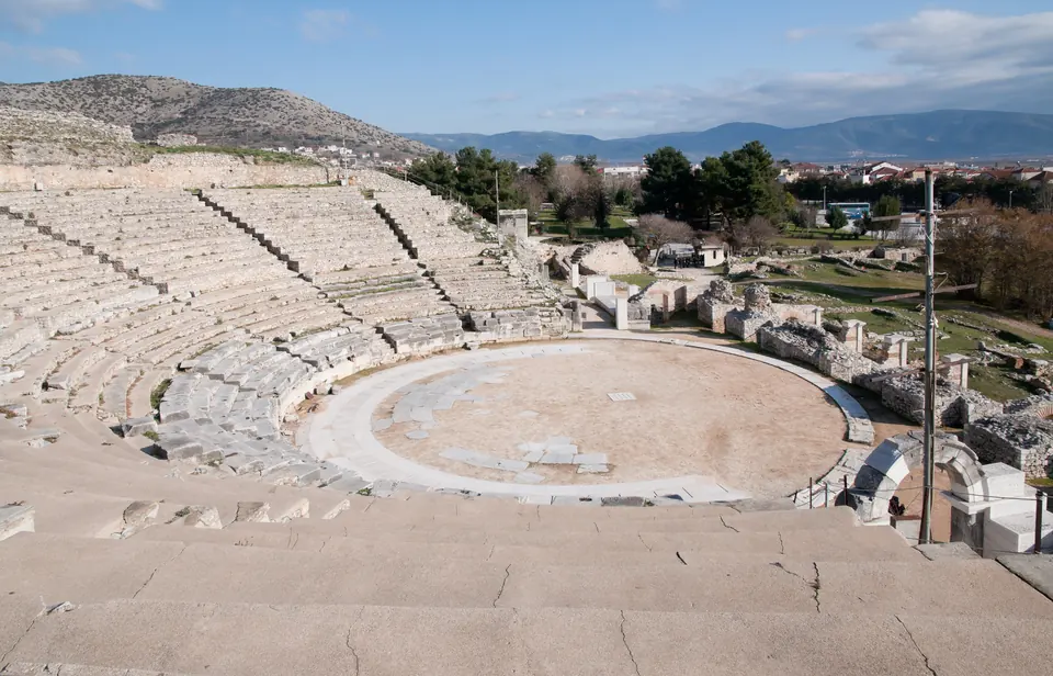 The ancient theater at Philippi