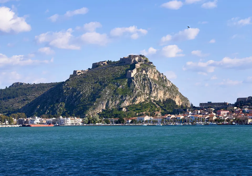 The Venetian fortress over the roofs of the town