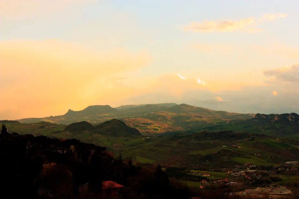 The Montefeltro green sea