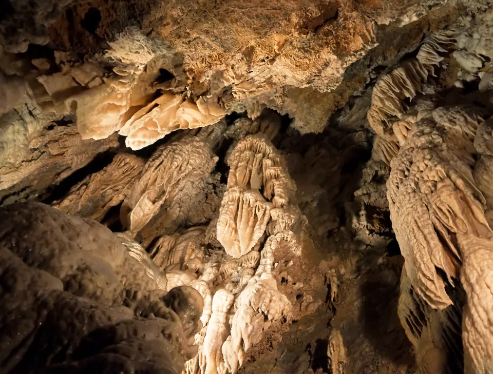 Inside the Grotta del Vento