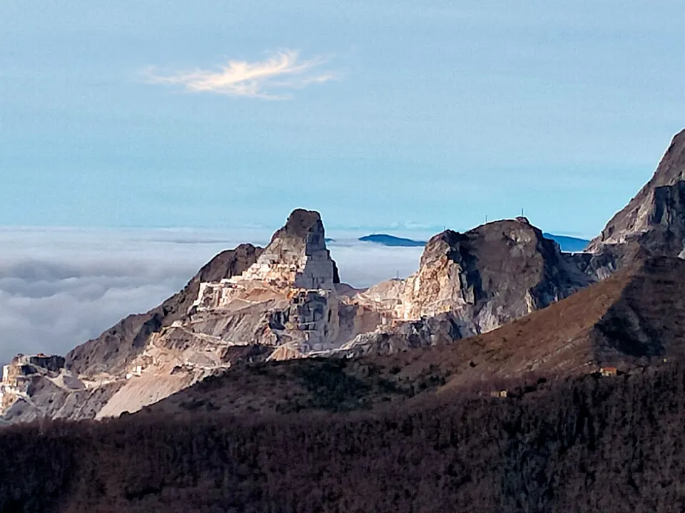 The Cava dei Campanili, Apuan Alps