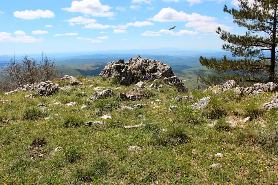 The crags above Gerfalco