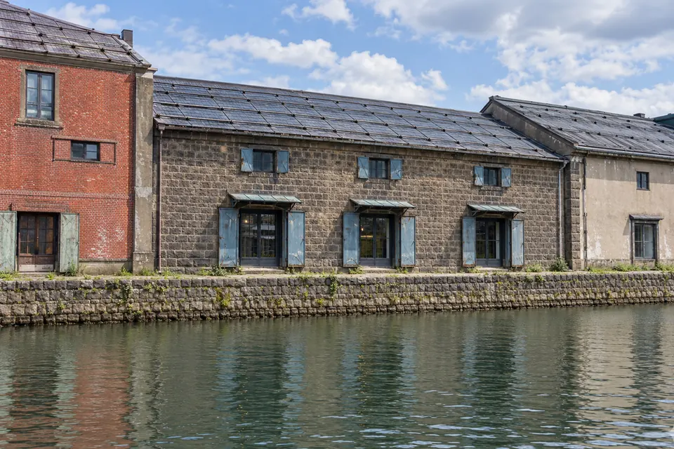 Stone warehouses along the old canal