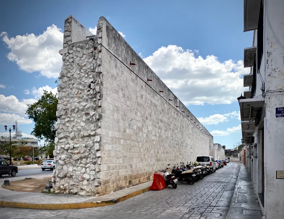 A stretch of the old city wall