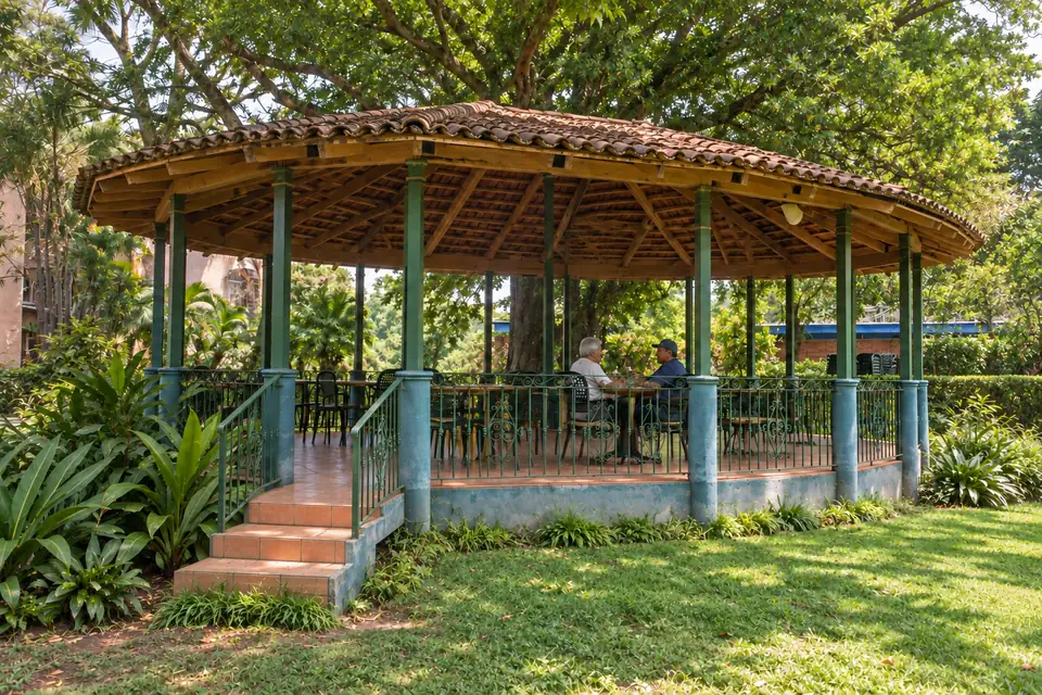 The garden of the Lake Chapala Society