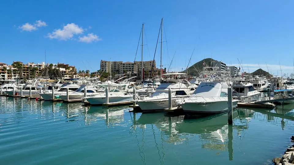 The marina at Cabo San Lucas