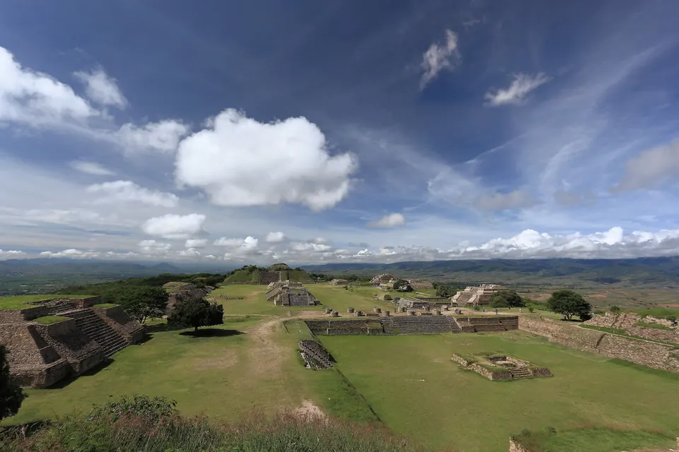The Main Plaza at Monte Albán