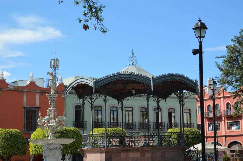 The bandstand in the Jardín Zenea