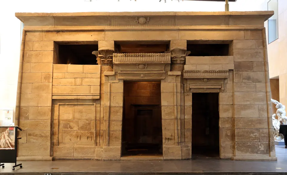 The temple of Taffeh in the Rijksmuseum van Oudheden