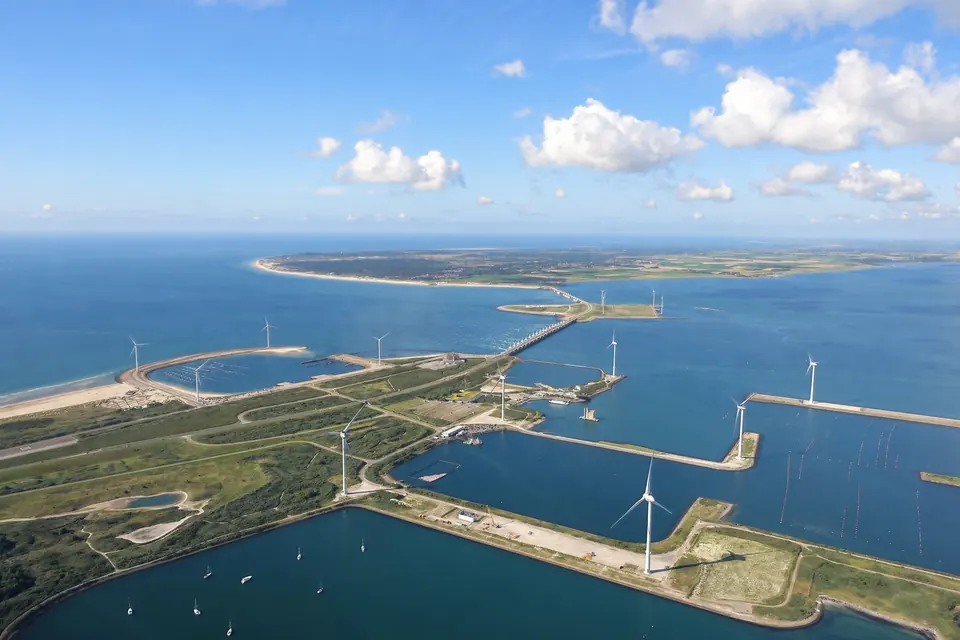 The Oosterschelde storm-surge barrier