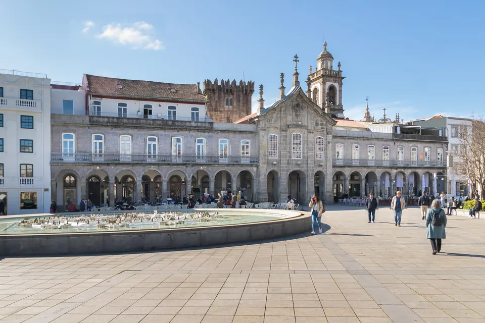 Praça da República and the pedestrian center