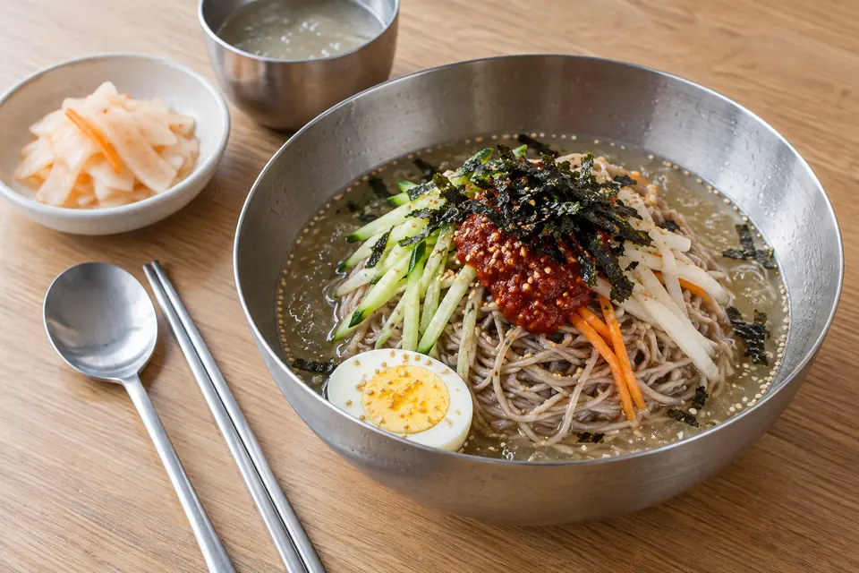 A bowl of Chuncheon makguksu