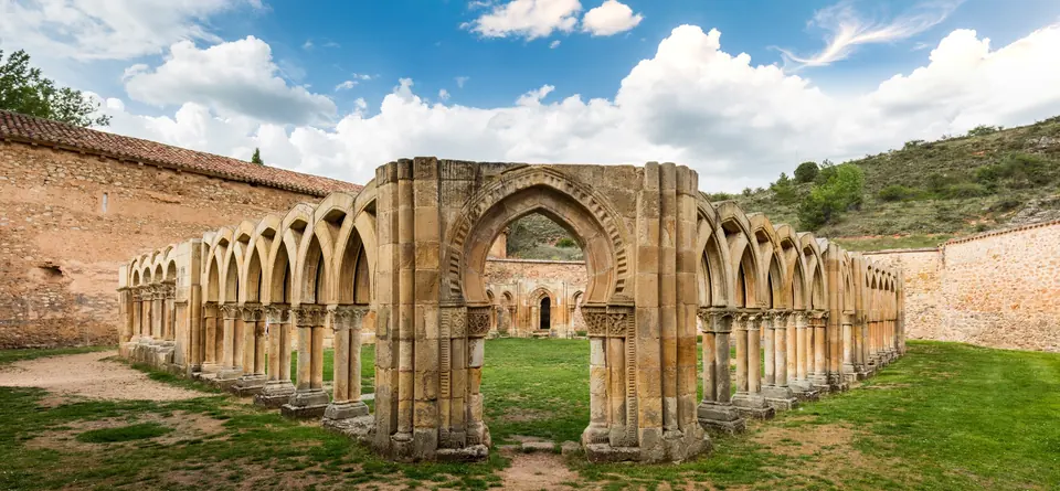 The cloister of San Juan de Duero