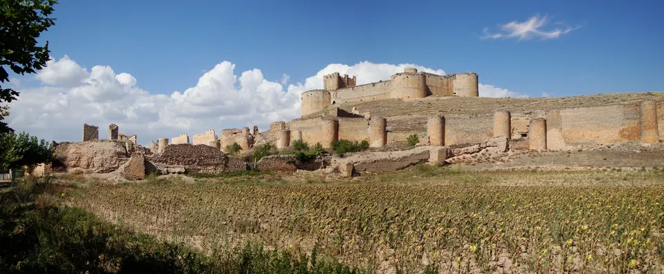 The castle of Berlanga de Duero