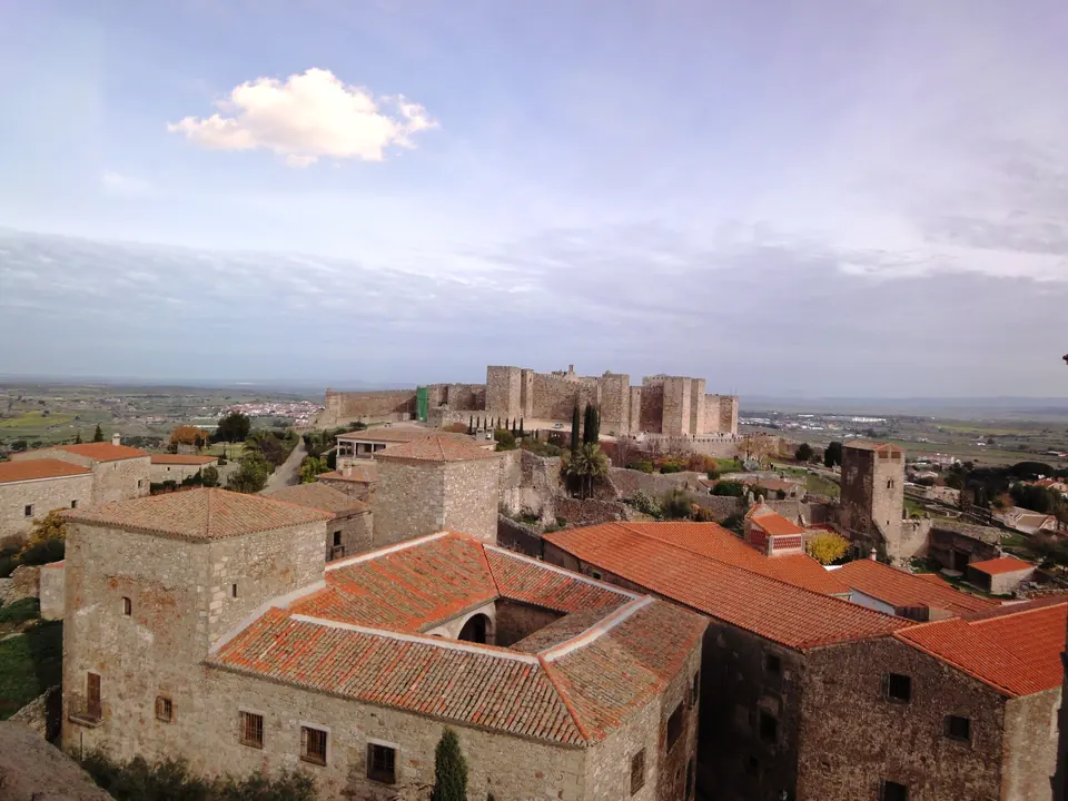 Trujillo Castle above the walled town
