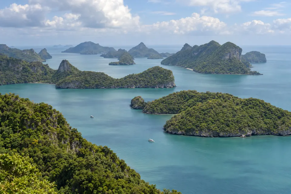 The Ang Thong archipelago from the viewpoint