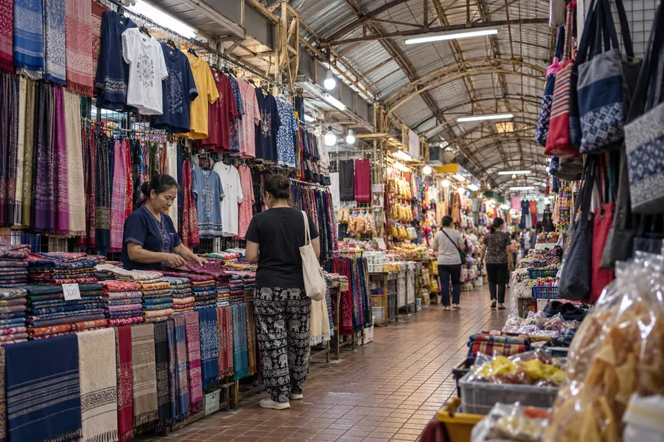 Tha Sadet market by the river