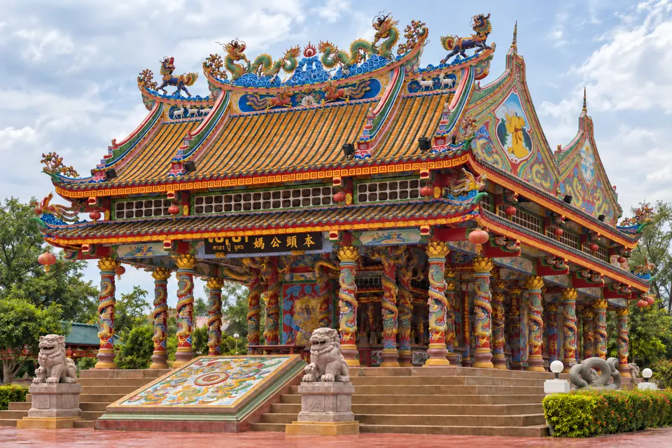 The Chinese shrine of San Chao Pu-Ya