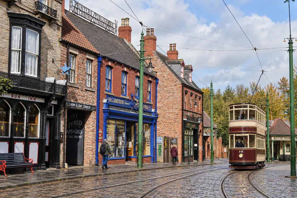 The tram street at Beamish