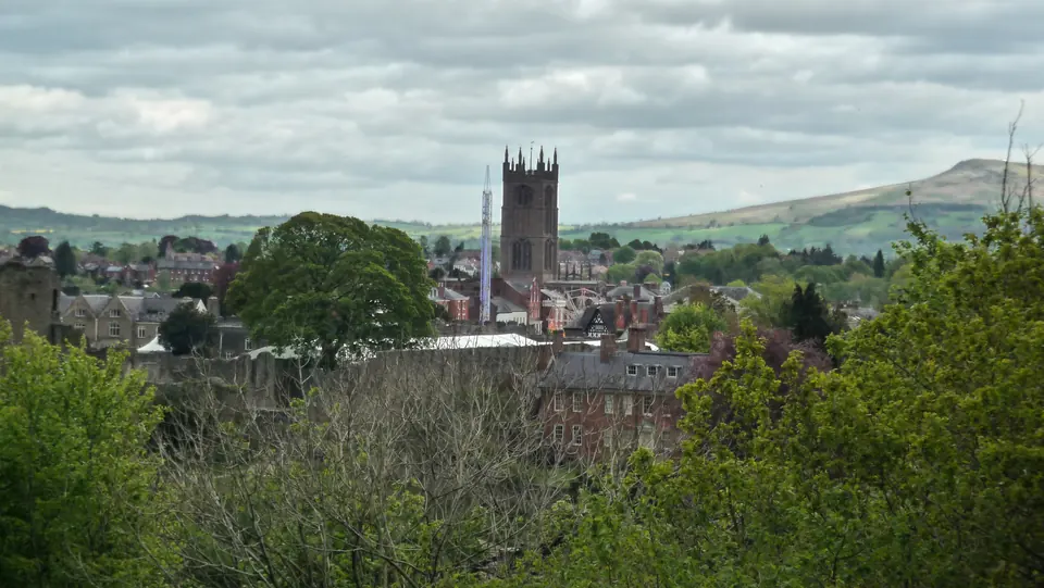 St Laurence's tower above the rooftops