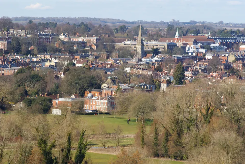The city from St Catherine's Hill